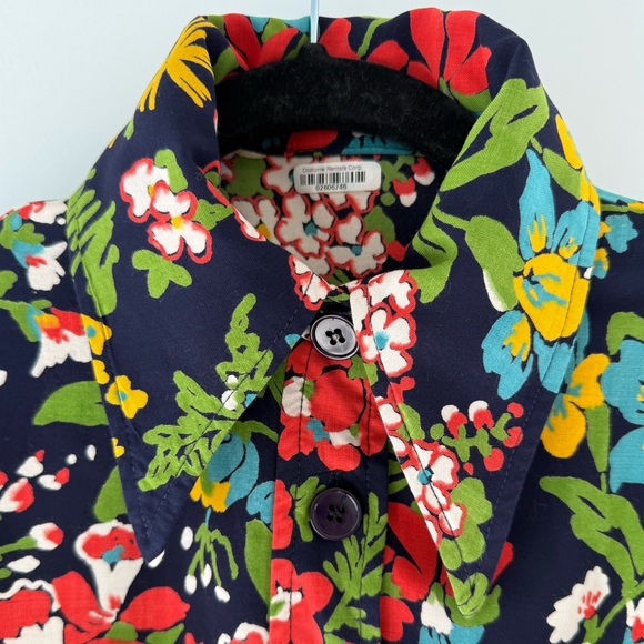 VTG Cropped Dagger Collar Floral Jacket - Picture 2 of 6